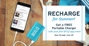 "Recharge for Summer" giveaway promotion